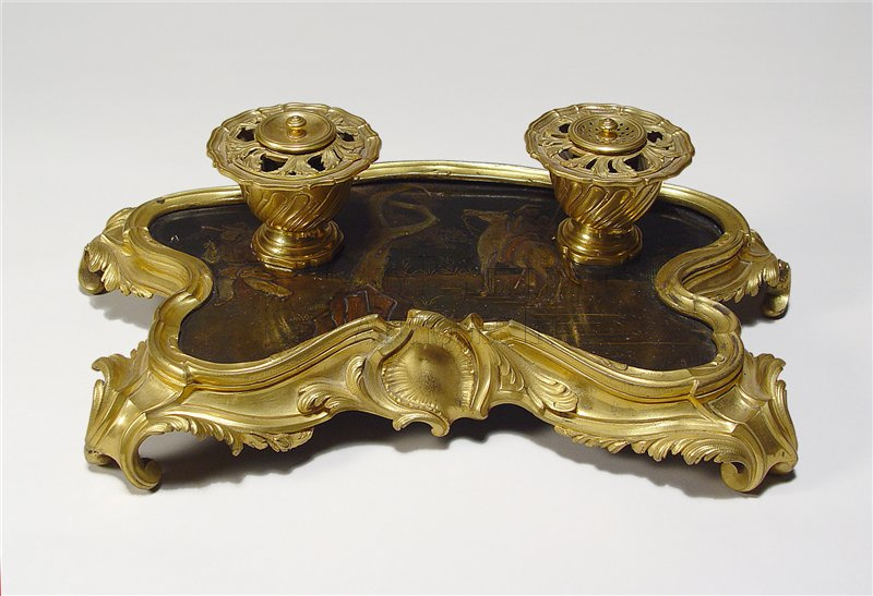 Chinoiserie Inkstand, French Louis XVI