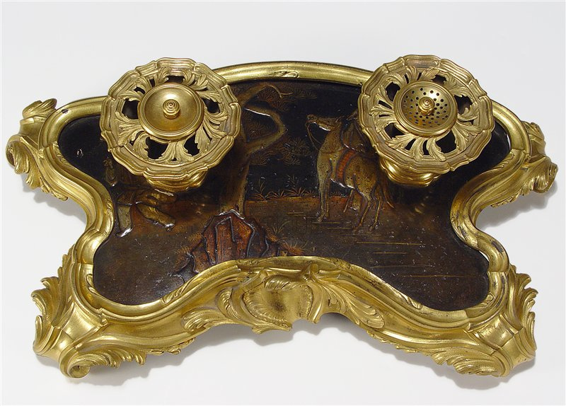Chinoiserie Inkstand, French Louis XVI
