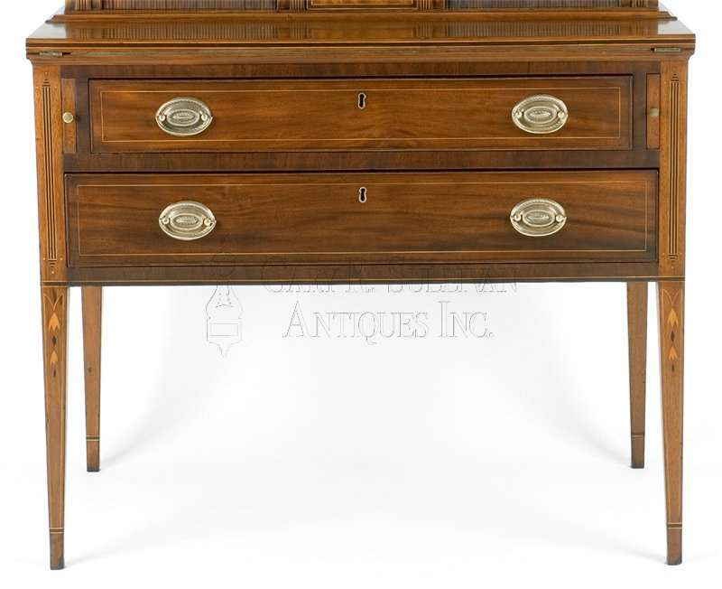 Inlaid Tambour Desk, Boston, Mass