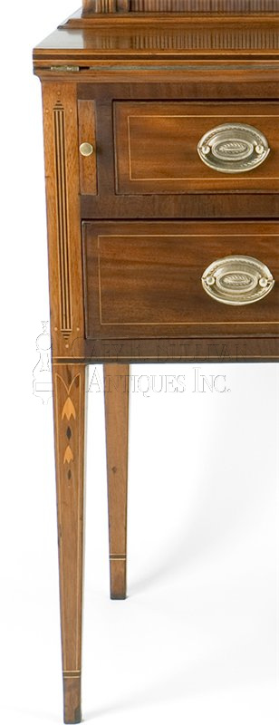 Inlaid Tambour Desk, Boston, Mass