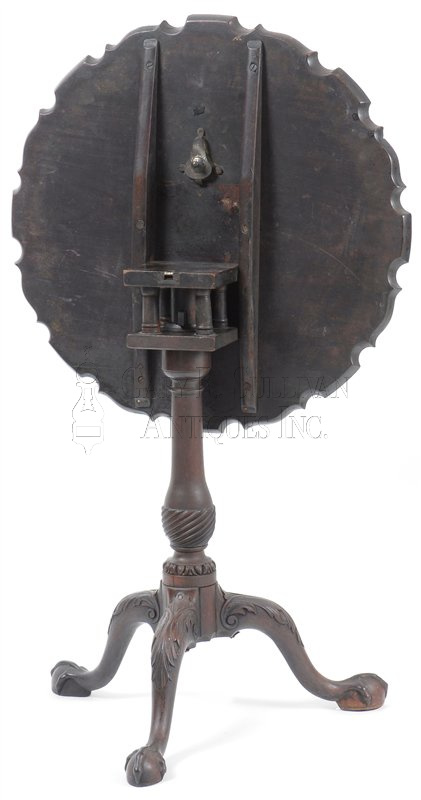 Chippendale Pie-Crust Candle Stand, New York, NY