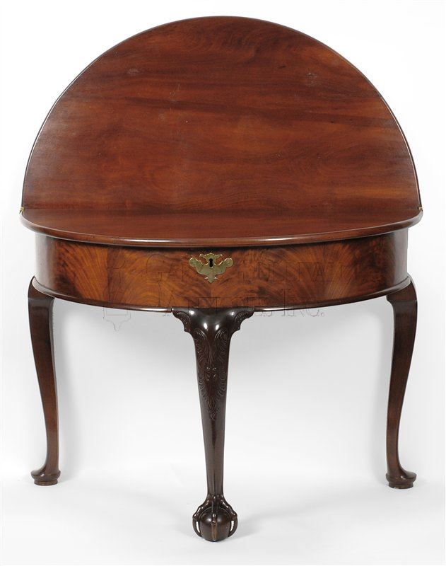 Chippendale games table, Newport, RI