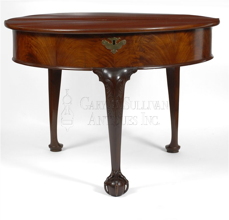 Chippendale games table, Newport, RI