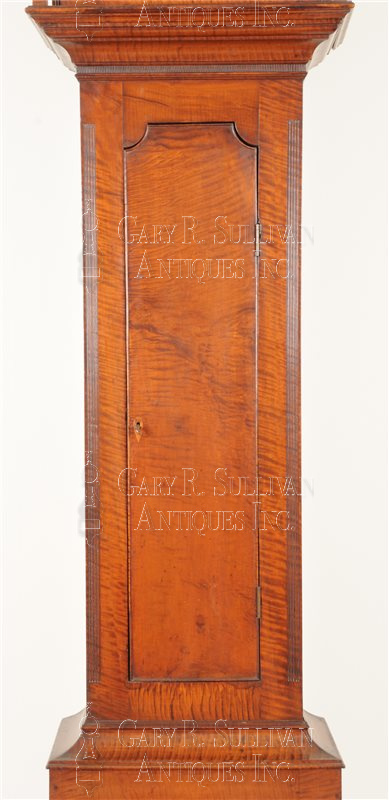 Chester County Tiger Maple Tall Clock (Rockville, PA)
