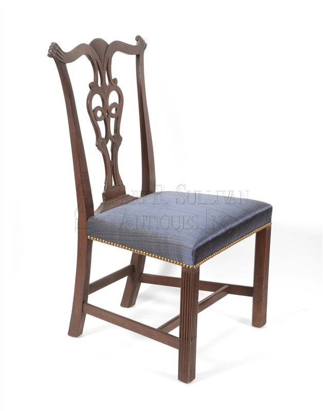 6 Chippendale mahogany dining chairs, (Newport, RI)