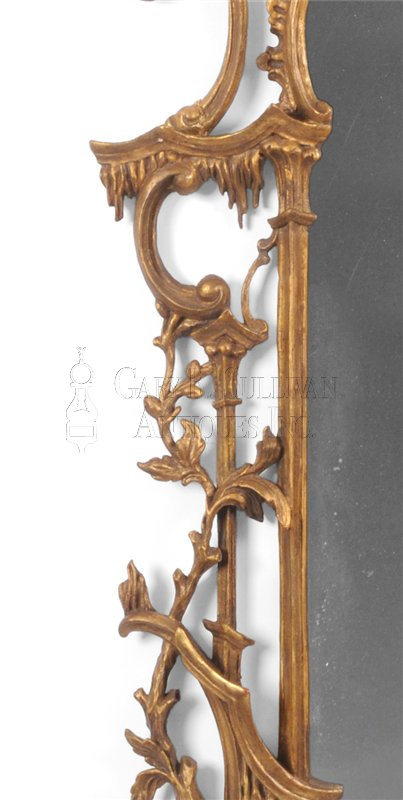 Rococo Giltwood Wall Mirror in the manner of Thomas Johnson (Philadelphia, PA)