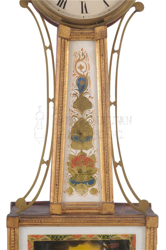 Leonard Noyes Banjo Clock (Nashua, NH)
