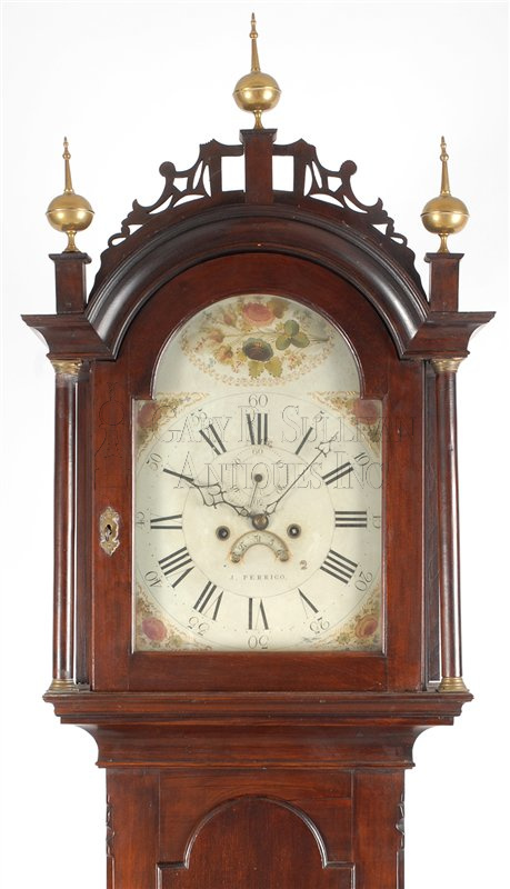 James Perrigo, Jr. Tall Clock (Wrentham, Mass.)